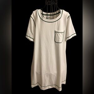 Tuckernuck White Dress with Piping